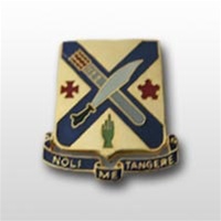 US Army Unit Crest: 2nd Infantry Regiment - Motto: NOLI ME TANGERE