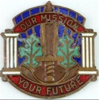 US Army Unit Crest: US Disciplinary Barracks - Motto: OUR MISSION YOUR FUTURE