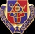 US Army Unit Crest: Special Troops Battalion 1st Brigade - 2nd Infantry Division - MOTTO: DISCIPLINE AND COURAGE