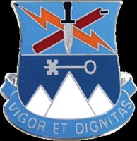 US Army Unit Crest: Special Troops Battalion 2nd Brigade - 10th Mountain Division - MOTTO: VIGOR ET DIGNITAS