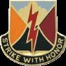 US Army Unit Crest: Special Troops Battalion 25th Infantry Division - MOTTO: STRIKE WITH HONOR
