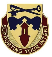 US Army Unit Crest: 292nd Support Battalion - MOTTO: SUPPORTING YOUR INTENT