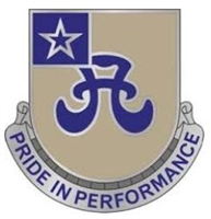 US Army Unit Crest: 308th Support Battalion - MOTTO: PRIDE IN PERFORMANCE