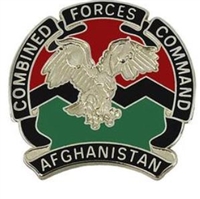 US Army Unit Crest: Combined Forces Command - Afghanistan - MOTTO: COMBINED FORCES COMMAND AFGHANISTAN