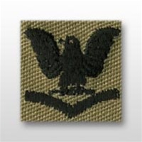 US Navy Cap Device Subdued: E-4 Petty Officer Third Class (PO3) - Desert