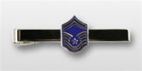 USAF Tie Bar Enlisted Rank: E-8 Senior Master Sergeant (SMSgt) - Mirror Finish