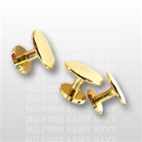 US Navy Jewelry Set: Shirt Studs Set of 3 - 24k Gold Plated