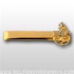 US Navy Enlisted Insignia Jewelry: E-8 Senior Chief Petty Officer (SCPO) - Tie Bar
