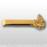 US Navy Enlisted Insignia Jewelry: E-8 Senior Chief Petty Officer (SCPO) - Tie Bar