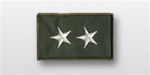 US Navy Officer Flight Suit Rank:  O-8 Rear Admiral, Upper Half (RADM) - Embroideredon OD Green