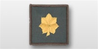 US Navy Officer Flight Suit Rank:  O-4 Lieutenant Commander (LCDR) - Embroidered on OD Green