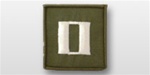 US Navy Officer Flight Suit Rank:  O-3 Lieutenant (LT) - Embroidered on OD Green