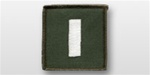 US Navy Officer Flight Suit Rank:  O-2 Lieutenant, Junior Grade (LTJG) - Embroidered on OD Green