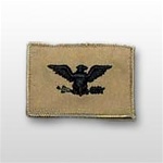 US Navy Officer Flight Suit Rank:  O-6 Captain (CAPT) - Embroidered on Tan for Desert Flight Suit