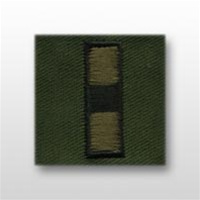 US Navy Officer Cap Device: W-3 Chief Warrant Officer Three (CWO-3) - Subdued - Embroidered