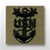 US Navy Enlisted Collar Device Desert Subdued Embroidered: E-9 Master Chief Petty Officer (MCPO)