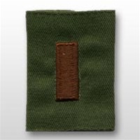 USAF Officer GoreTex Jacket Tab:  O-1 Second Lieutenant (2d Lt) - Embroidered - For BDU