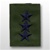 USAF Officer GoreTex Jacket Tab:  O-9 Lieutenant General (Lt Gen) - Embroidered - For BDU - 3 Star