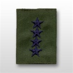 USAF Officer GoreTex Jacket Tab:  O-10 General (Gen) - Embroidered - For BDU - 4 Star