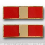 USMC Officer Coat Insignia: W-1 Warrant Officer One (WO-1) - Gold Mirror Finish