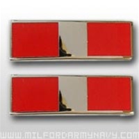 USMC Officer Coat Insignia: W-3 Chief Warrant Officer Three (CWO-3) - Gold Mirror Finish