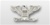 USAF Officer Miniature Collar Insignia Size:  O-6 Colonel (Col) (Nickel Plated) - For Shirt - Medical Only