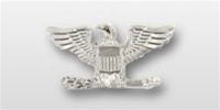 USAF Officer Miniature Collar Insignia Size:  O-6 Colonel (Col) (Nickel Plated) - For Shirt - Medical Only