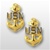 US Navy CPO Collar Device: E-7 Chief Petty Officer (CPO) (Clutchback)