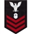 Navy E6 Rating Badge: Navy Diver - blue