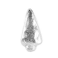 Attachment: Arrowhead - Silver 1/4" - For Ribbon or Full Size Medal