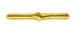 Attachment: Gold - 1 Knot - For Full Size Medal or Ribbon - Good Conduct - Army