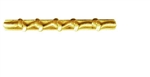 Attachment: Gold - 5 Knots - For Full Size Medal and Ribbon - Good Conduct - Army