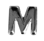 Attachment:     Silver Letter "M" (Large) - For Ribbon or Full Size Medal