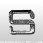 Attachment:    Silver Letter "S" - For Ribbon or Full Size Medal