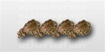 Attachment:   Bronze Oak Leaf Cluster - 5/16" - 4 On Bar - For Ribbon and Full Size Medal