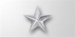 Attachment:      Silver Star 5/16" - For Ribbon or Full Size Medal