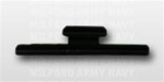 Ribbon Mount:  4 Ribbons - Metal - 1/8" Space - Black Finish - Rows of 3 - for Army