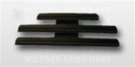 Ribbon Mount:  8 Ribbons - Metal - 1/8" Space - Black Finish - Rows of 3 - for Army