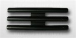 Ribbon Mount:  9 Ribbons - Metal - 1/8" Space - Black Finish - Rows of 3 - for Army