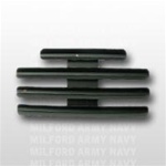 Ribbon Mount: 11 Ribbons - Metal - 1/8" Space - Black Finish - Rows of 3 - for Army