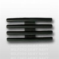 Ribbon Mount: 12 Ribbons - Metal - 1/8" Space - Black Finish - Rows of 3 - for Army