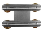 Mini Medal Mounting Bar:  6 Medals - rows of 5 - Navy/CG