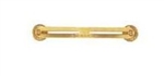(2) Double Base Bar - For use with 2 Ribbons (or 4 Mini Medals) - Brass with Clutchback