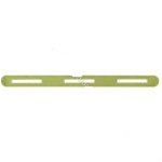 (3) Triple Base Bar - For use with 3 Ribbons only (No Mini Medals) - Brass with Clutchback
