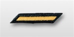 US Army Hashmarks: Service Stripes - Male - Gold on Green