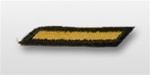 US Army Hashmarks: Service Stripes - Female - Gold on Green