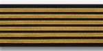 US Army Service Stripes For Male Blue Uniform:  6 Stripes