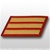 USMC Male Service Stripes - Gold Embroidered on Red: Set Of 3