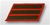 USMC Male Service Stripes - Green Embroidered on Red: Set Of 3