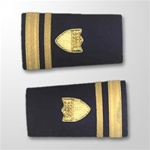 USCG Female Enhanced Shoulder Marks:  O-2 Lieutenant, Junior Grade (LTJG)